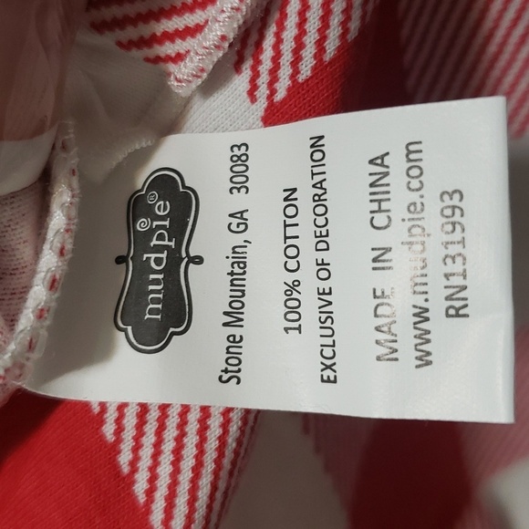 Mud Pie Red and White Check Ruffle Front Onesie with Holiday Book - Picture 6 of 7